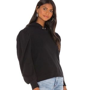 Nation LTD Los Angeles puff sleeve sweatshirt hoodie. Size medium.